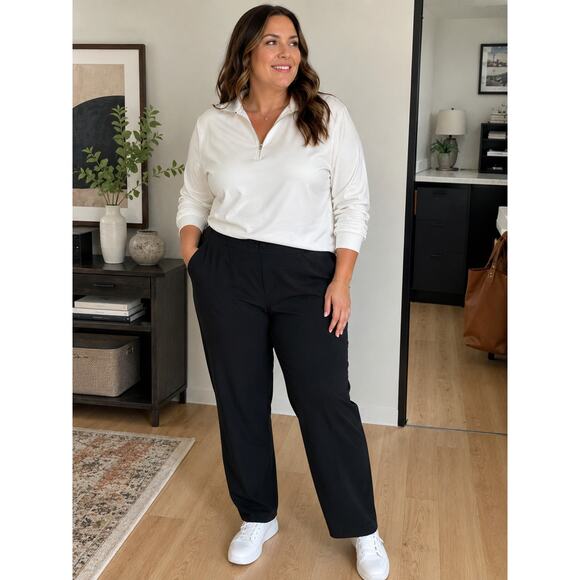 GAP Pants - NWT GapFit Runaround Black High Rise 4-Way Stretch Pants Women’s XXL